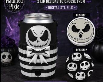 Skelett-Dosenhalter 3D-Datei 12oz Standard (Digitaler Download).