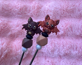BATKINS Ami Sticks, Crochet, Amigurumi, Sewing Sticks, Plushie, Spooky, Scary, Skeleton, Halloween