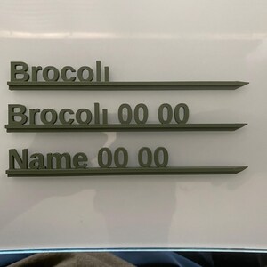 Vegetable Garden Markers | Garden Plant Spikes | Veggie Marker Spikes | Vegetable Marker Stakes | Vegetable Identifier | Plant Identifier