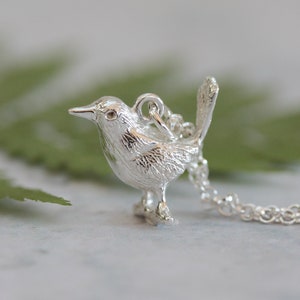 Little blackbird silver necklace image 1