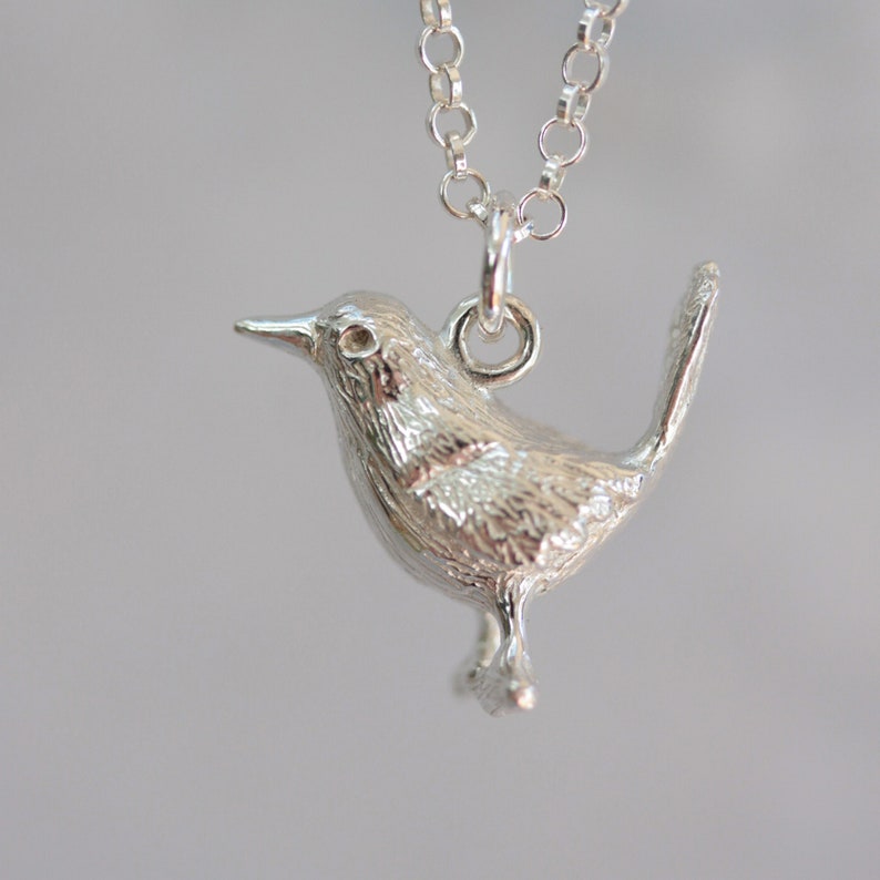 blackbird necklace silver