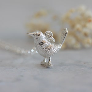 Little blackbird silver necklace image 6