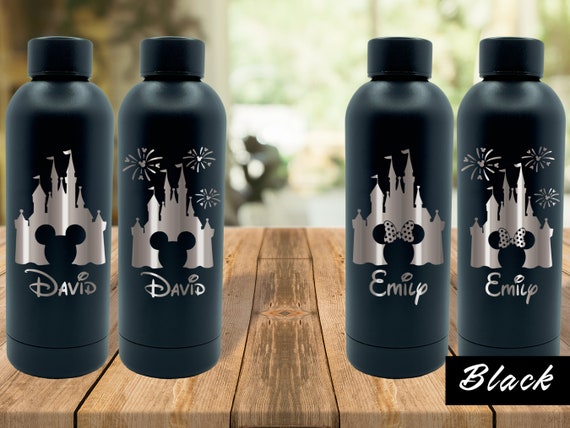 50th Anniversary Castle Fireworks Color-Changing Water Bottle