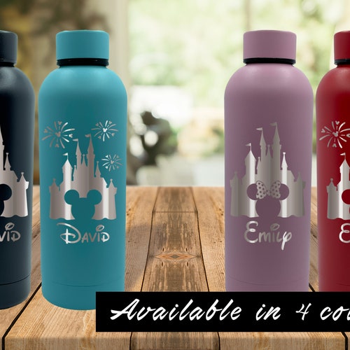 Disney Laser Engraved 17oz Stainless Steel Water Bottles Etsy