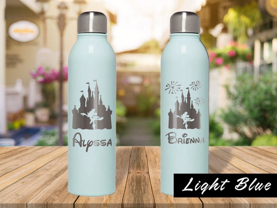 Disney Laser Engraved 17oz Stainless Steel Water Bottles Personalized Water  Bottle Custom Water Bottle disney Castle Free Shipping 