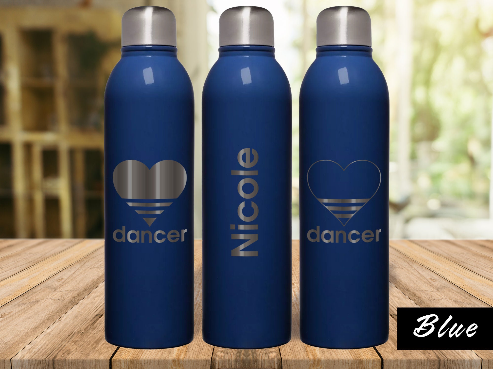 Dance Disney Laser Engraved 17oz Stainless Steel Water Bottles Personalized Water  Bottle disney Castle Dancer world Dance Competition 