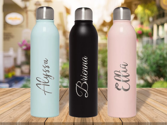 Personalized Stainless Steel 32oz Double Walled Vacuum Insulated Water  Bottle, Custom Engraved Water Bottles, Birthday Gift
