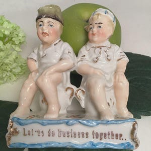 Antique German Porcelain Fairing / Figurine from the late 19th Century