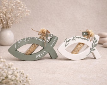 Personalisiertes Geldgeschenk zur Kommunion | Geldgeschenk Kommunion | Geschenk Junge Mädchen | Deko Kommunion | Erinnerung mit Name & Datum