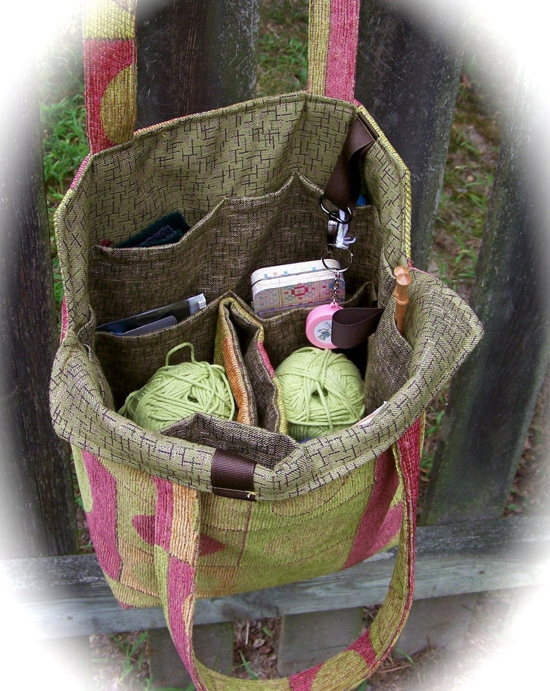 DIY Sewing Pattern Perfect Knitting Tote Pattern Etsy