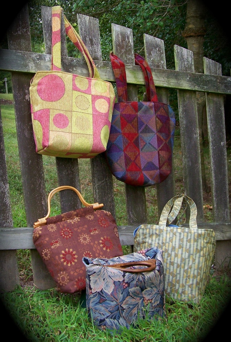 DIY Sewing Pattern Perfect Knitting Tote Pattern Etsy