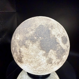 NEW! LED NASA Surface Scan Moon Lamp, Complete Powered Lamp - No Leaving You Without An Adapter, Night Light