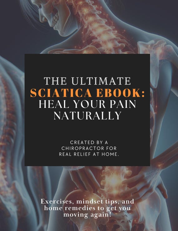 Sciatica 101 eBook – Natural Relief with Stretches, Remedies & Mindset Tips