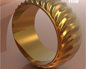 Modern 3D-printbaar damesarmband STL-bestand, eigentijds armbandontwerp (digitale download)