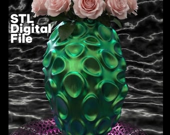 Vaas STL | Moderne decoratieve vaas | Woondecoratie | 3D-printbestand | Digitale download