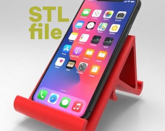 Multi-Angle Phone Stand STL | 3 Viewing Angles Adjustable Holder (Digital Download)