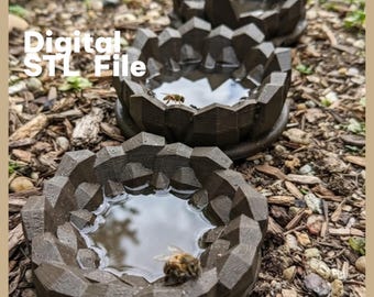 Bebedero para abejas e insectos (archivo STL imprimible en 3D)
