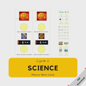 Science Memory Work Cards Cycle 2