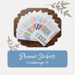 ChallengeA Planner Stickers