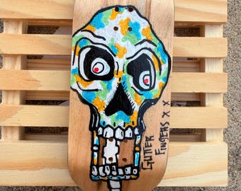 40 mm deck (Tie-dye schedelafbeelding)