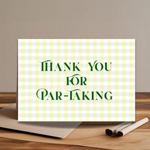 VIER bewerkbare golfverjaardagsbedankkaart vierde verjaardag minigolf ParTee Evite digitale sjabloon Sport thema Canva Instant Download John