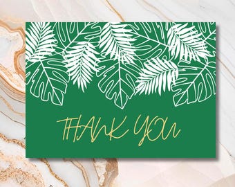 Young and Wild and Three Jungle Safari Birthday Thank You Card Template Editable Baby Animal Party Digital Download Two Wild Party Emma