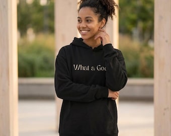 Christelijke hoodie | Wat een God-trui | Op geloof gebaseerde kleding | Christelijke kleding | Religieus cadeau | Efeziërs 3:20 Hoodie