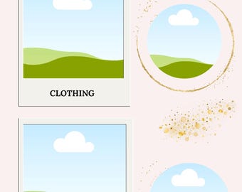 Outfit Planner – Modello Canva personalizzato modificabile digitale