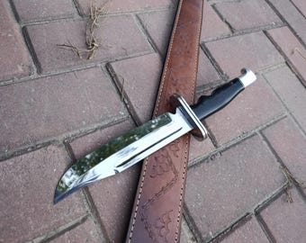 Handmade Ghostface Scream Movie Knife: Collectible Buck120 horror Prop Gift
