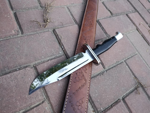 Handmade Ghostface Scream Movie Knife: Collectible Buck120 horror Prop Gift