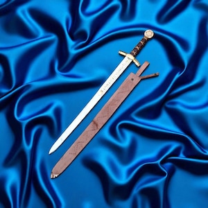 Customised Merlin Excalibur movie Replica Sword. Stainless Steel Medieval Fantasy Cosplay Events Sword.