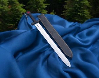 Customised Hand Made Finn's Scarlet Replica Sword. Adventure Time Based Anime Stainless Steel Fantasy costume Sword With Leather Cover