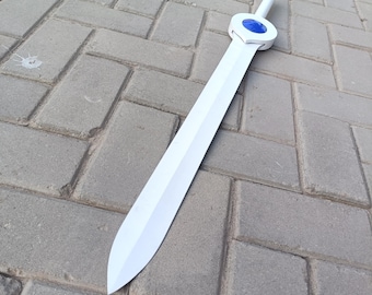 Customized Adventure Time Finn's White Sword, Stainless Steel Decorative, Cosplay, Gift.