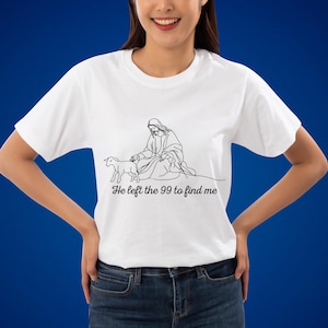Christian Embroidery Machine File Lost Sheep Svg, Png, Jpg, Files, Jesus Shepherd Embroidered Religious Bible Verse Shirt Png, Cut File