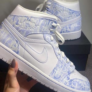Graffiti Custom Painted Nike Air Jordan 1s Men’s 12