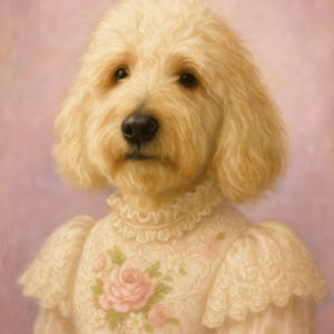 Dipinto personalizzato per cani / Ritratto di animali domestici reali / Ritratto di animali domestici personalizzato da foto / Dipinto di animali domestici reali / Ritratto di animali domestici principessa pastello