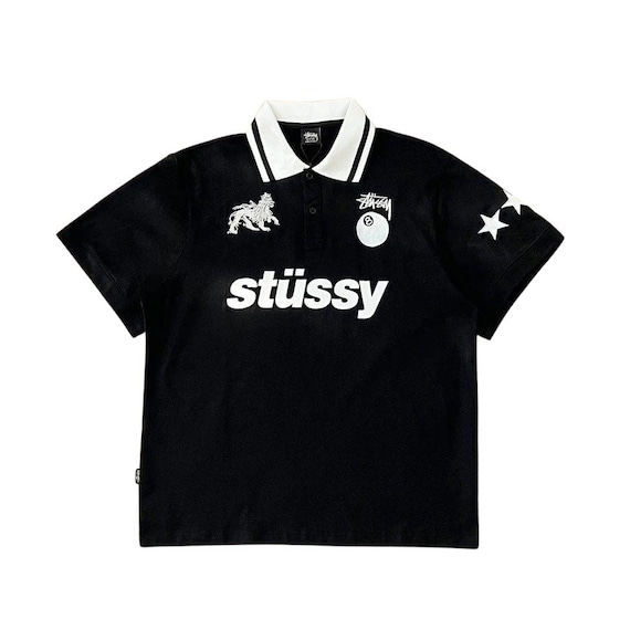 Stussy 8 Ball Polo - World Tour - Black - Etsy
