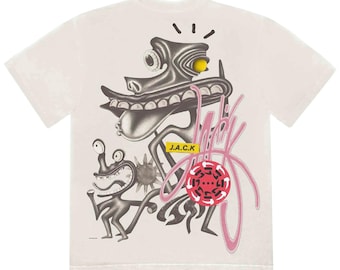 Camiseta gráfica de rap Artifacts de Travis Scott