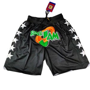 Vintage &quot;Space Jam&quot; Pocket Shorts – 1996 Black Edition (NBA)