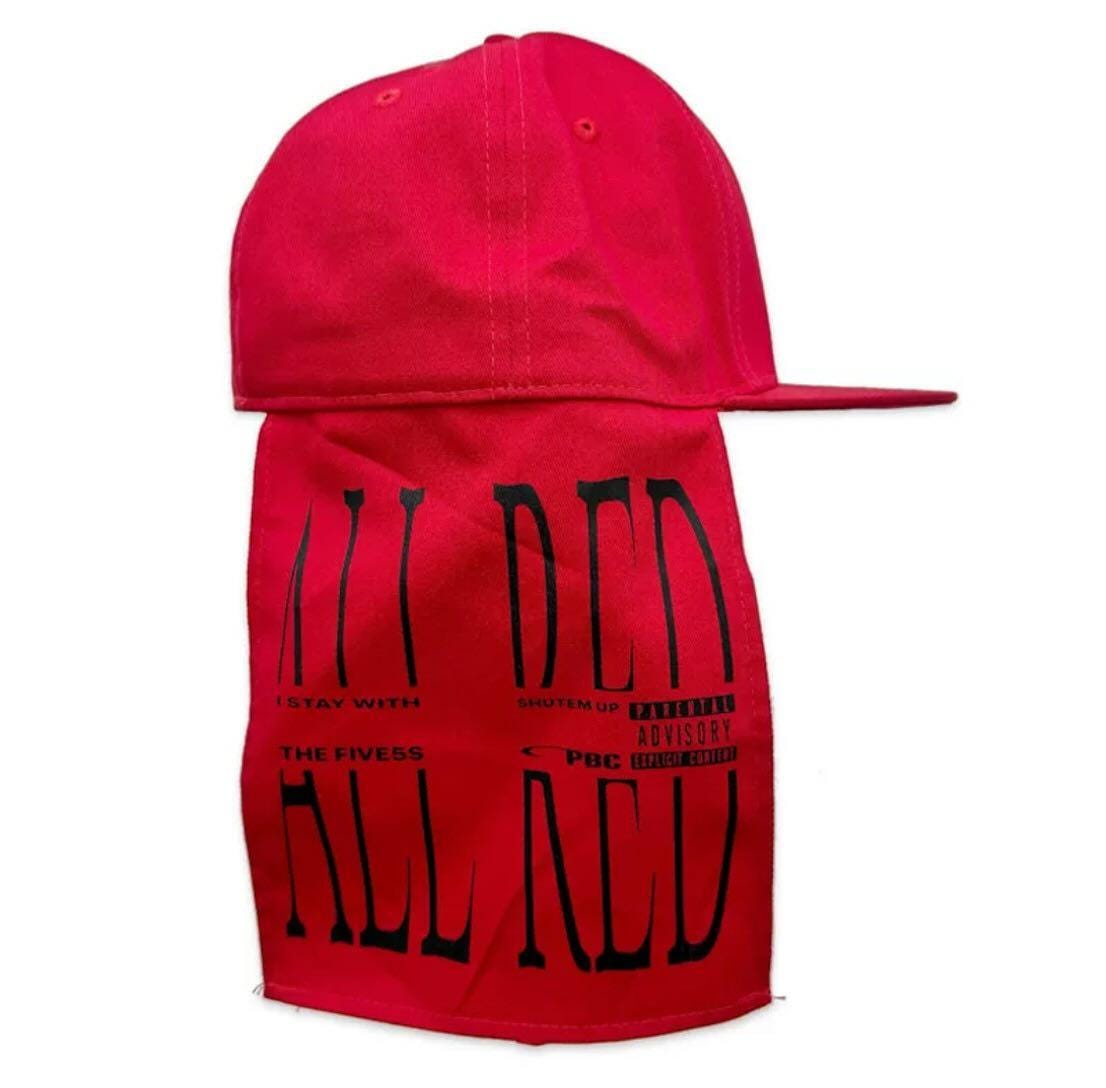 帽子 playboi carti all red hat opium Playboi Carti All Red Fitted Cap Cotton Hat - Etsy Canada