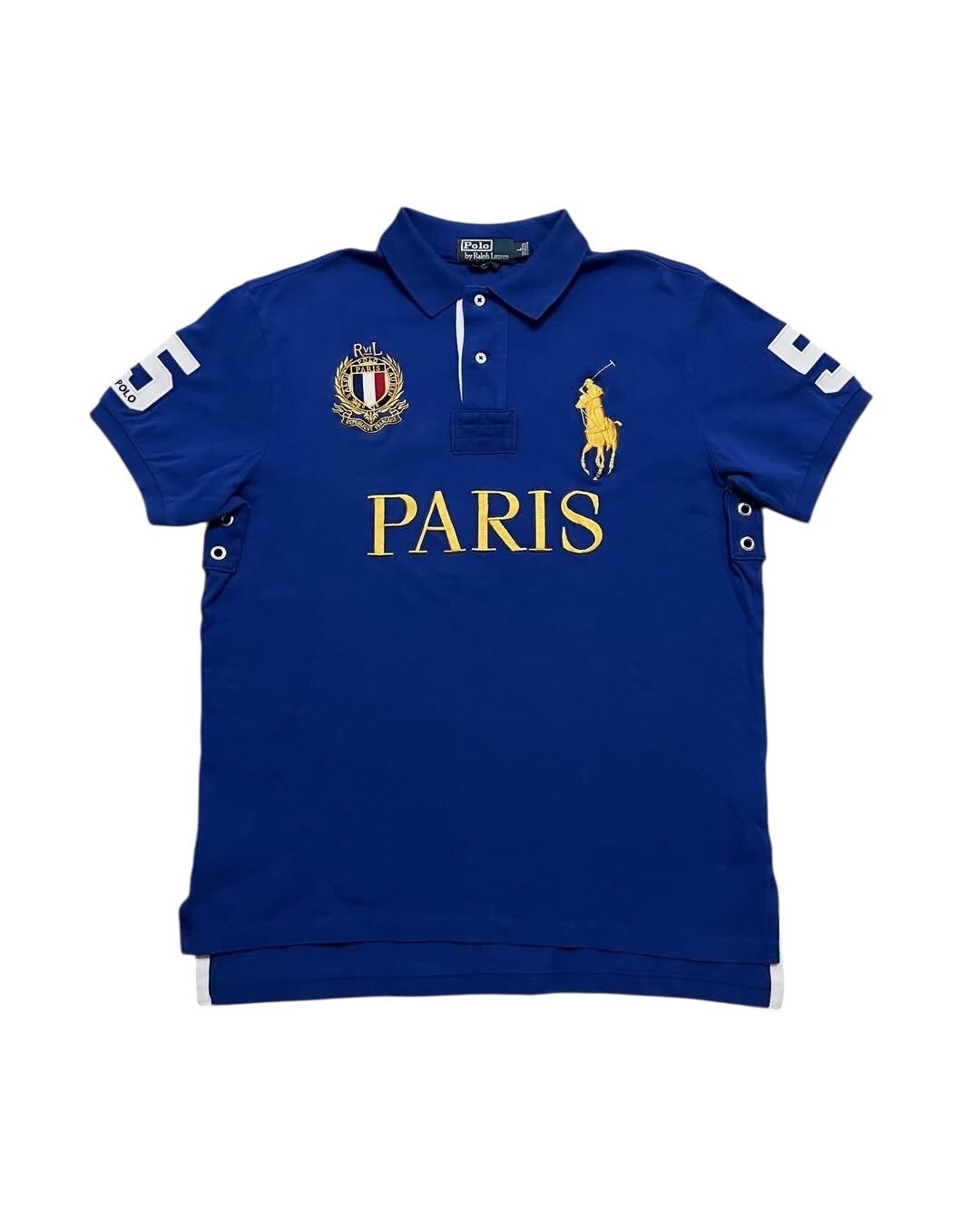 Paris Big Pony Polo Ralph Lauren Gold Blue Chief Keef City Polo Etsy Paris Big Pony Polo Ralph Lauren Gold Blue Chief Keef City Polo Etsy