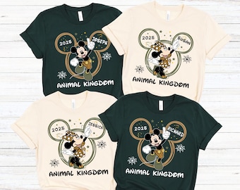 Personalized Disney Animal Kingdom Shirt 2025, Animal Kingdom Family Shirt, Custom Disney Safari Shirts 2025, Disney Safari Trip T-Shirt