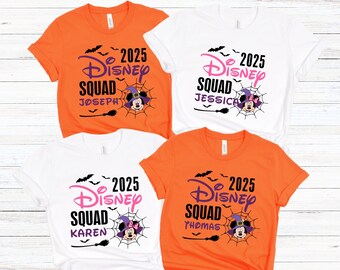Camisetas personalizadas de Disney para Halloween 2025, camiseta de viaje de Disney para Halloween, camiseta personalizada de Disney para Halloween familiar, camiseta a juego de Disney para Halloween