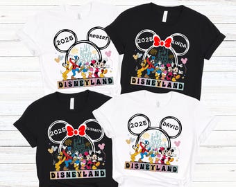 Disneyland Castle 2026 Shirt, Disney Family Shirts, Disney Vacation Matching Tees, Mickey & Friends T-shirt, Personalized Disney 2026 Shirts