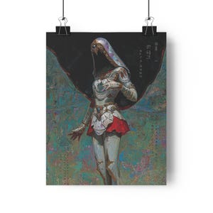 Giclée Art Print - RELIC PROTOCOL #3 - Unique Wall Decor, Gothic Style Artwork, Home Aesthetic, Art for Dark Academia, Gift for Art Lovers