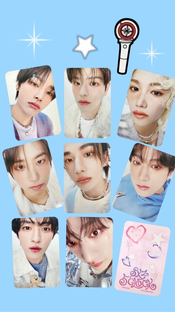 Stray Kids SKZ 5 O'clock 5th Fan Meeting Photocards - Etsy
