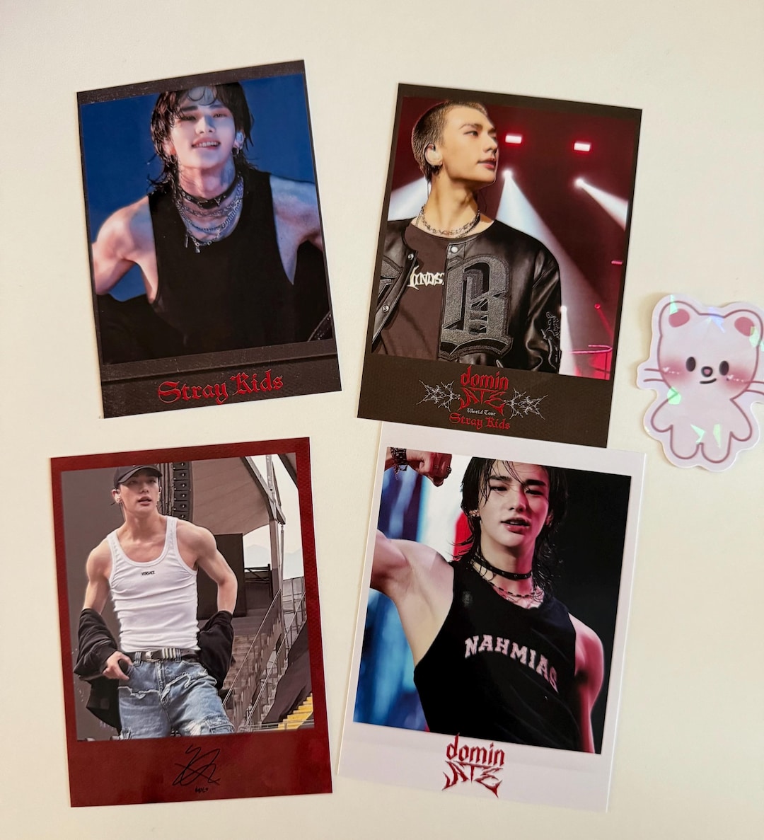 stray kids ヒョンジン　ポラロイド Stray Kids SKZ Hyunjin Dominate Polaroid Set - Etsy