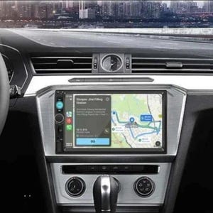 Custom Car Stereo with Apple CarPlay and Android Auto | Universal 2DIN | 7-inch Display | With wiring kit