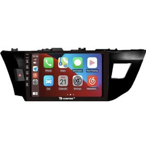 Custom VIVID Toyota Corolla 2014, 2015, 2016 Car Stereo Radio Android/Carplay GPS BT with wiring kit and custom frame