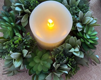 Succulent Wreath | Small Wreath | Succulents | Table arrangement